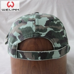 Welink High Quality Camo Cotton Zipper Baseball Cap