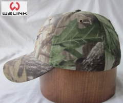 Welink High Quality Embroidery Camo Cotton Baseball Cap