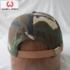 Welink High Quality Print Logo Camo Cotton Baseball Cap