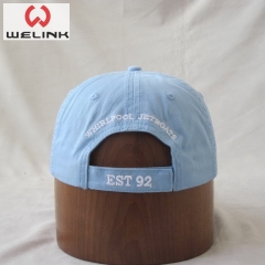 Welink High Quality Custom Logo Cotton Embroidery Fabric Patch Baseball Cap