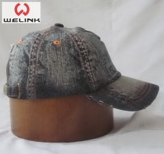 Welink High Quality Textile Sanding Print Logo Baseball Cap