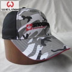 Welink High Quality Embroidery Logo Camo Cotton Baseball Cap