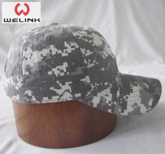 Welink High Quality Cotton Camo Hook&Loop Baseball Cap