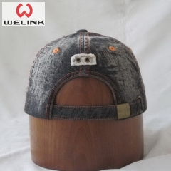 Welink High Quality Textile Sanding Print Logo Baseball Cap