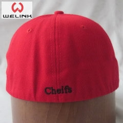 Welink High Quality Embroidery Logo PU Leather Cotton Baseball Cap