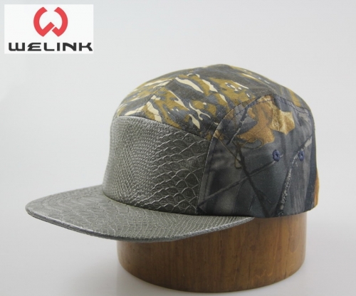 Five panel caps camouflage customizable logo fashion outdoor hats