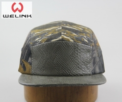 Five panel caps camouflage customizable logo fashion outdoor hats