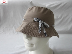 Bandage Adjustable Plain Vintage Bucket Cap Fisherman Hat