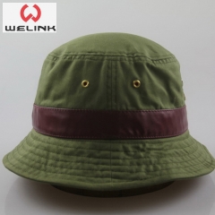 Classic Army Green Bucket Cap Zipper Fisherman Hat