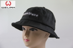 Embroidery  Simple Foldable Bucket Cap Fisherman Hat